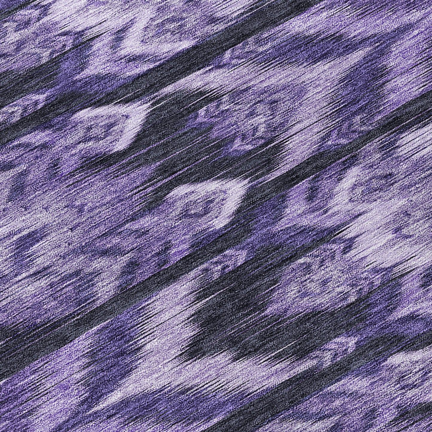 8' Purple Lavender And Plum Round Southwestern Washable Indoor Outdoor Area Rug-7